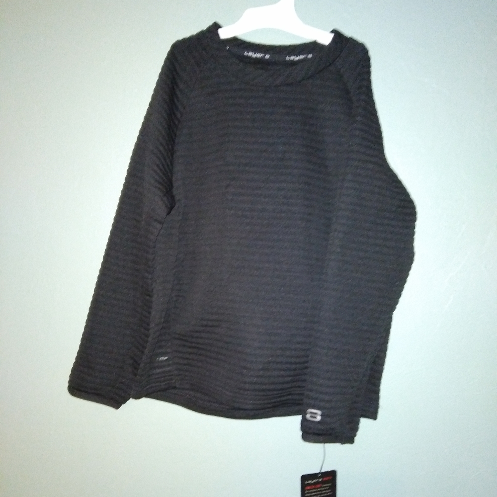 Layer 8 Boys Qwick Dry Ottoman Crewneck